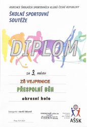 Obrázek Diplom - přespolní běh - okres